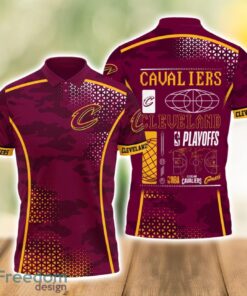 Cleveland Cavaliers Style NBA Playoffs Team Basketball 2024 Polo Shirt Product Photo 1