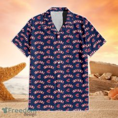 Cleveland Indians MLB Hawaii All Printed Logo 3D Hawaiian Shirt And Shorts For Team