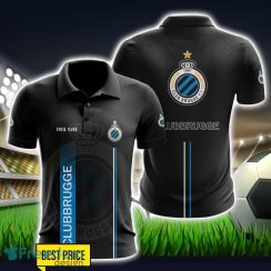 Club Brugge KV 3D Polo Shirt Black Color For Men