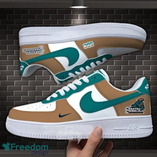 Coastal Carolina Chanticleers NCAA Air Force Shoes Mix Color For Sport Fans Sneaker Product Photo 1