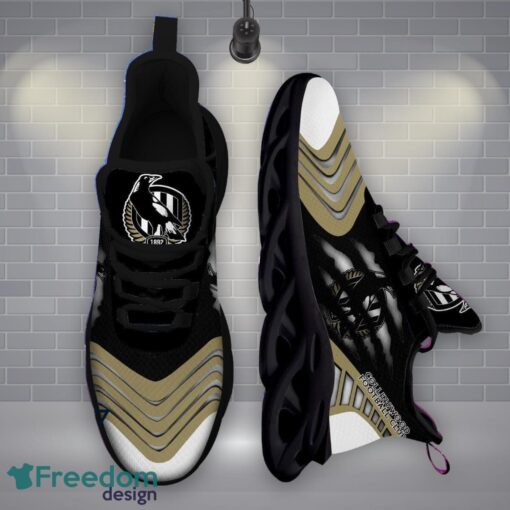 Collingwood Football Club Sneakers Wolf Scratch Designs Max Soul Shoes Running Shoes Product Photo 2