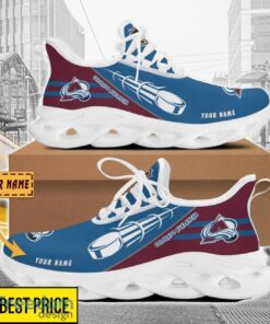 Colorado Avalanche Custom Name Sneakers Limited Max Soul Shoes For Men Women