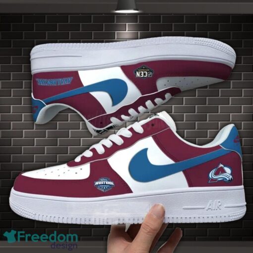 Colorado Avalanche NHL Air Force Shoes Mix Color For Sport Fans Sneaker Product Photo 1