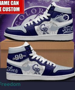 Colorado Rockies Custom Name Number Limited Air Jordan Hightop Shoes Men Women Gift