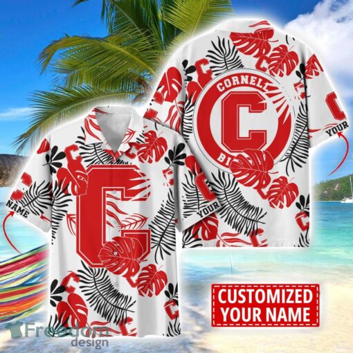 Cornell Big Red Aloha Hawaiian Shirt Custom Name Summer Gift Holiday Team Shirt Product Photo 1