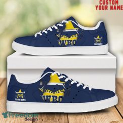 Cowboys NRL Custom Name Unique Gift Low Top Skate Shoes Gifts For Fans