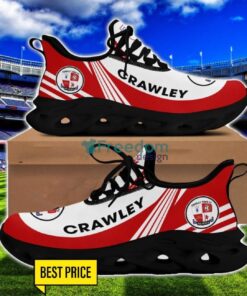 Crawley Town Max Soul Sneakers Striped Men Women Limited Running Shoes Product Photo 2