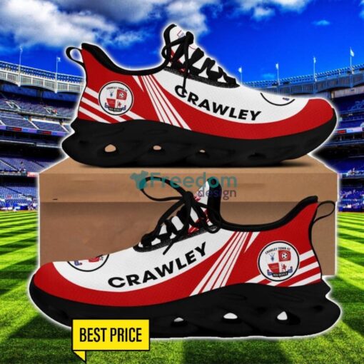 Crawley Town Max Soul Sneakers Striped Men Women Limited Running Shoes Product Photo 2