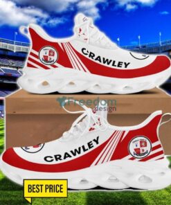 Crawley Town Max Soul Sneakers Striped Men Women Limited Running Shoes