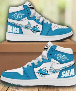 Cronulla Sutherland Sharks NRL Air Jordan 1 Hight Top Shoes For Men Women Custom Name And Number