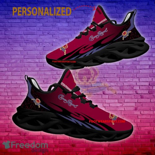 Crown Royal Max Soul Shoes Pattern New Running Sneaker Insignia Custom Name - Crown Royal Max Soul Shoes Personlized Photo 2