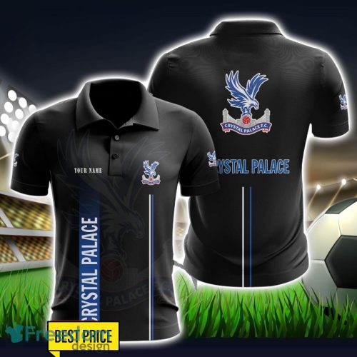 Crystal Palace F.C 3D Polo Shirt Black Color For Men Product Photo 1