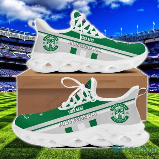 Custom Name Hibernian FC Max Soul Shoes Sneakers Product Photo 1