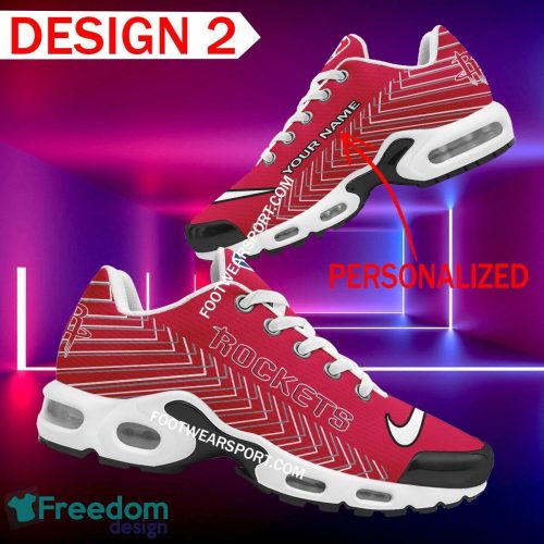 Custom Name NBA Houston Rockets Air Cushion Sport Shoes TN Sneakers Gift For Men Women Fans - NBA Houston Rockets Air Cushion Sport Shoes Style 2 TN Sneakers