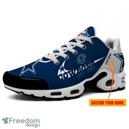 Dallas Cowboys Est.1960 Custom Name Air Cushion Sneakers For Men And Women Product Photo 3