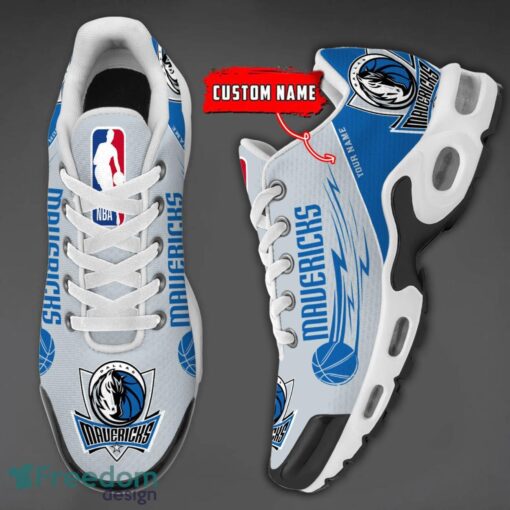 Dallas Mavericks NBA Air Cushion Sports Shoes Custom Name TN Sneakers For Fans Product Photo 3