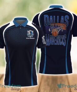 Dallas Mavericks Style NBA 3D Polo Shirt Gift For Men Father’s Day Gift