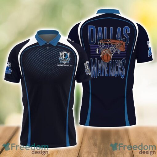 Dallas Mavericks Style NBA 3D Polo Shirt Gift For Men Father's Day Gift Product Photo 1