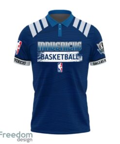 Dallas Mavericks Style NBA Basketball Team 3D Polo Shirt Product Photo 2