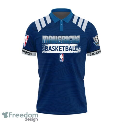 Dallas Mavericks Style NBA Basketball Team 3D Polo Shirt Product Photo 2