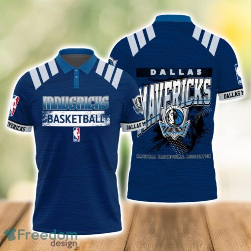 Dallas Mavericks Style NBA Basketball Team 3D Polo Shirt Product Photo 1