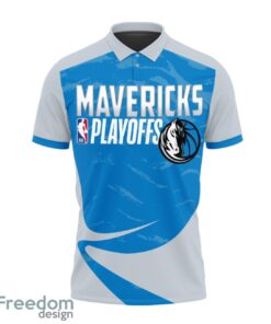 Dallas Mavericks Style NBA Basketball Team 3D Polo Shirt Sport Fans Gift Product Photo 2