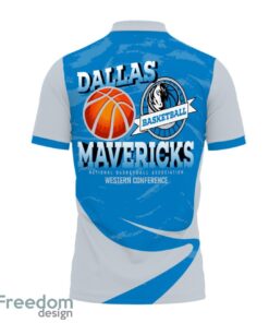 Dallas Mavericks Style NBA Basketball Team 3D Polo Shirt Sport Fans Gift Product Photo 3