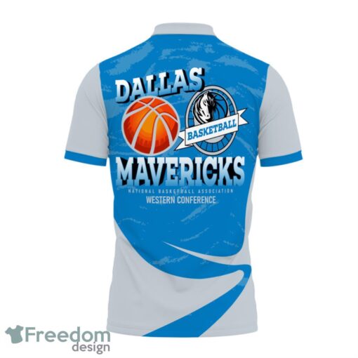 Dallas Mavericks Style NBA Basketball Team 3D Polo Shirt Sport Fans Gift Product Photo 3