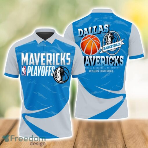 Dallas Mavericks Style NBA Basketball Team 3D Polo Shirt Sport Fans Gift Product Photo 1