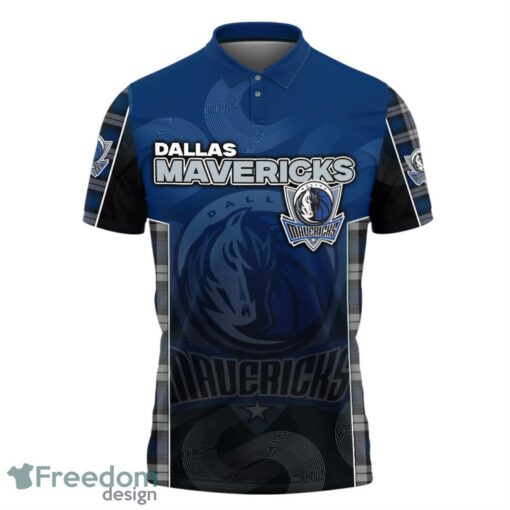 Dallas Mavericks Style NBA Basketball Team Black 3D Polo Shirt new Designs For Fans Product Photo 2