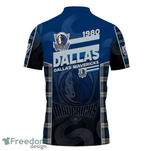 Dallas Mavericks Style NBA Basketball Team Black 3D Polo Shirt new Designs For Fans Product Photo 3