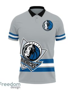 Dallas Mavericks Style NBA Basketball Team Black 3D Polo Shirt Special For Fans Product Photo 2