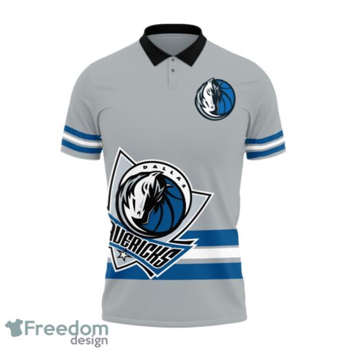 Dallas Mavericks Style NBA Basketball Team Black 3D Polo Shirt Special For Fans Product Photo 2