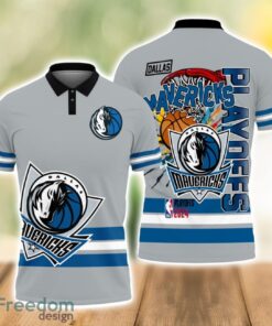 Dallas Mavericks Style NBA Basketball Team Black 3D Polo Shirt Special For Fans