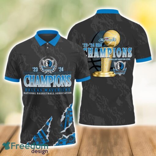 Dallas Mavericks Style NBA Champs 2024 Polo Shirt Limited For Sport Season Gift Product Photo 1