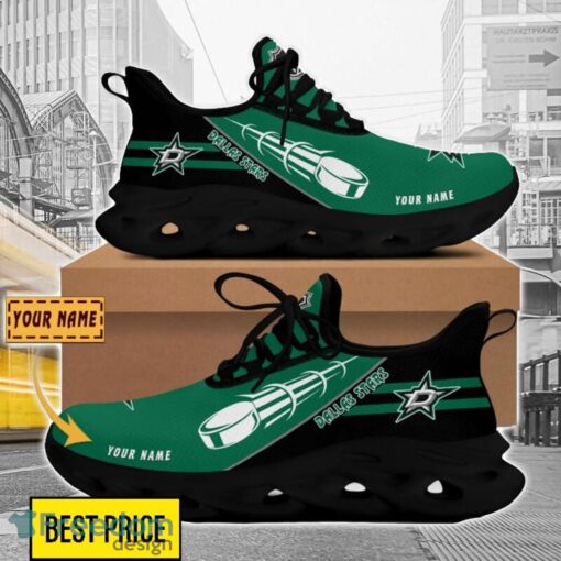 Dallas Stars Custom Name Sneakers Limited Max Soul Shoes For Men Women Product Photo 2