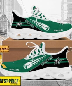 Dallas Stars Custom Name Sneakers Limited Max Soul Shoes For Men Women