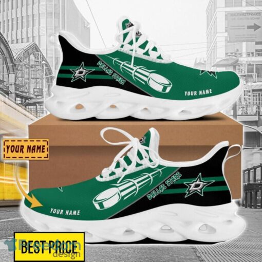 Dallas Stars Custom Name Sneakers Limited Max Soul Shoes For Men Women Product Photo 1