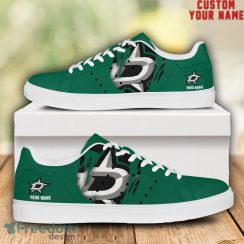 Dallas Stars NHL Custom Name Unique Gift Low Top Skate Shoes Gifts For Fan