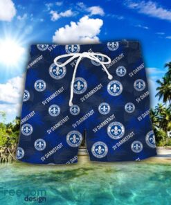 Darmstadt 98 3D Hawaiian Shirt and Shorts Vinatge Tree Pattern Beach Shirt For Fans Product Photo 2