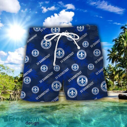 Darmstadt 98 3D Hawaiian Shirt and Shorts Vinatge Tree Pattern Beach Shirt For Fans Product Photo 2