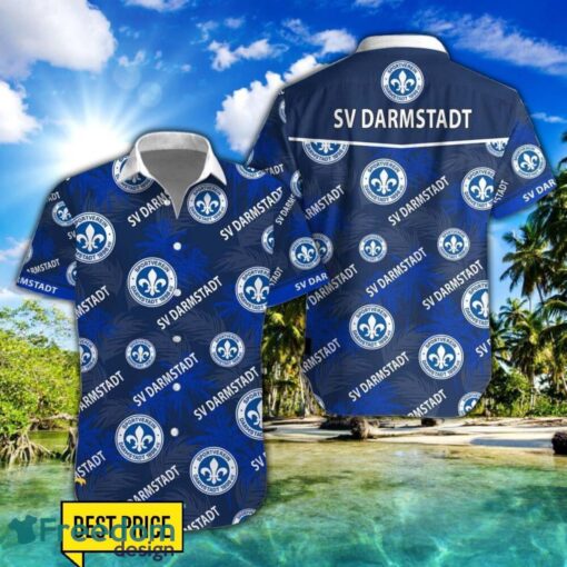 Darmstadt 98 3D Hawaiian Shirt and Shorts Vinatge Tree Pattern Beach Shirt For Fans Product Photo 1