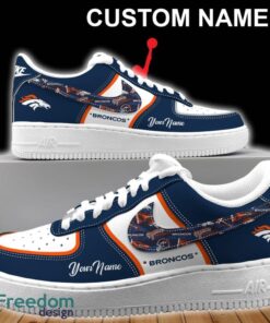 Denver Broncos NFL Air Force 1 Shoes For Men Women Fans Gift AF1 Sneaker Custom Name - Denver Broncos Personalized NFL Air Force 1 Shoes_1