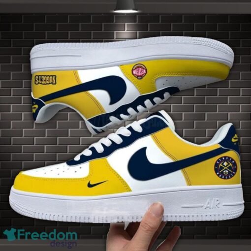 Denver Nuggets NBA Air Force Shoes Mix Color For Sport Fans Sneaker Product Photo 1