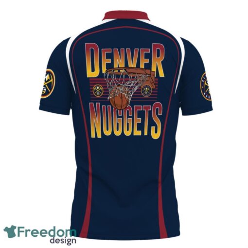 Denver Nuggets Style NBA 3D Polo Shirt Gift For Men Father's Day Gift Product Photo 3