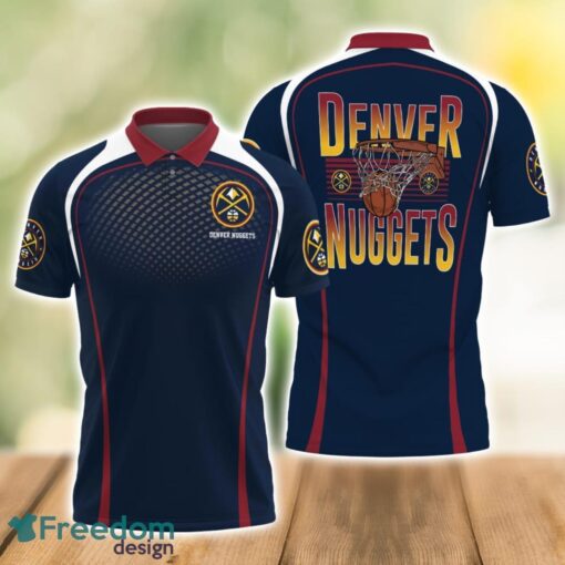 Denver Nuggets Style NBA 3D Polo Shirt Gift For Men Father's Day Gift Product Photo 1