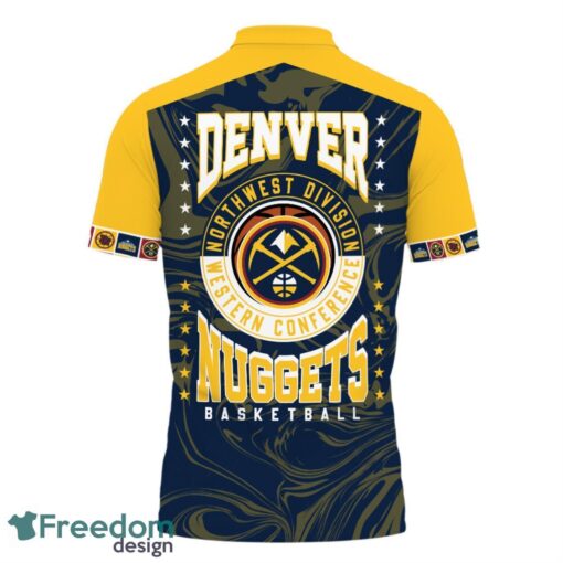 Denver Nuggets Style NBA 3D Polo Shirt Sport Season Gift For Fans Product Photo 3