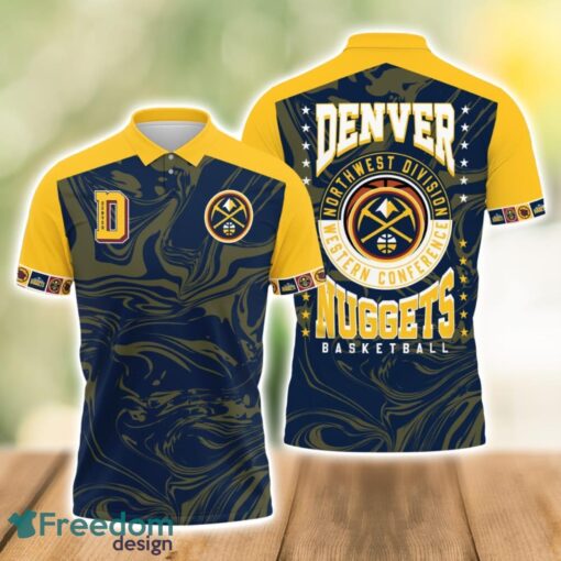 Denver Nuggets Style NBA 3D Polo Shirt Sport Season Gift For Fans Product Photo 1