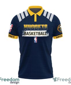 Denver Nuggets Style NBA Basketball Team 3D Polo Shirt Product Photo 2