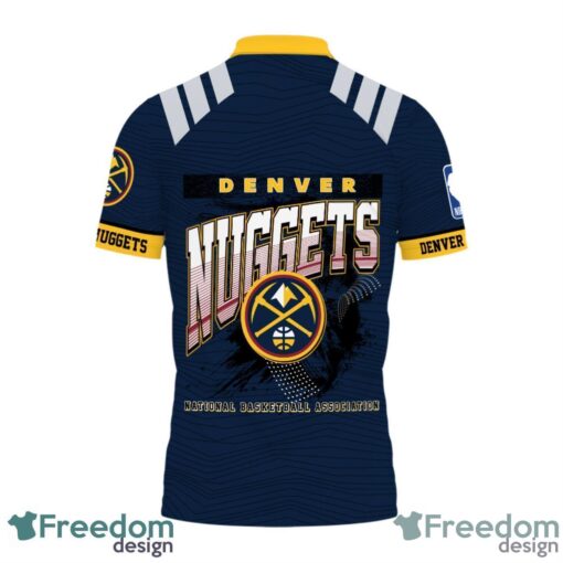 Denver Nuggets Style NBA Basketball Team 3D Polo Shirt Product Photo 3